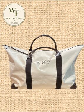 Original Penguin Munsingwear Large Weekender Duffel Travel Bag Beige Brown